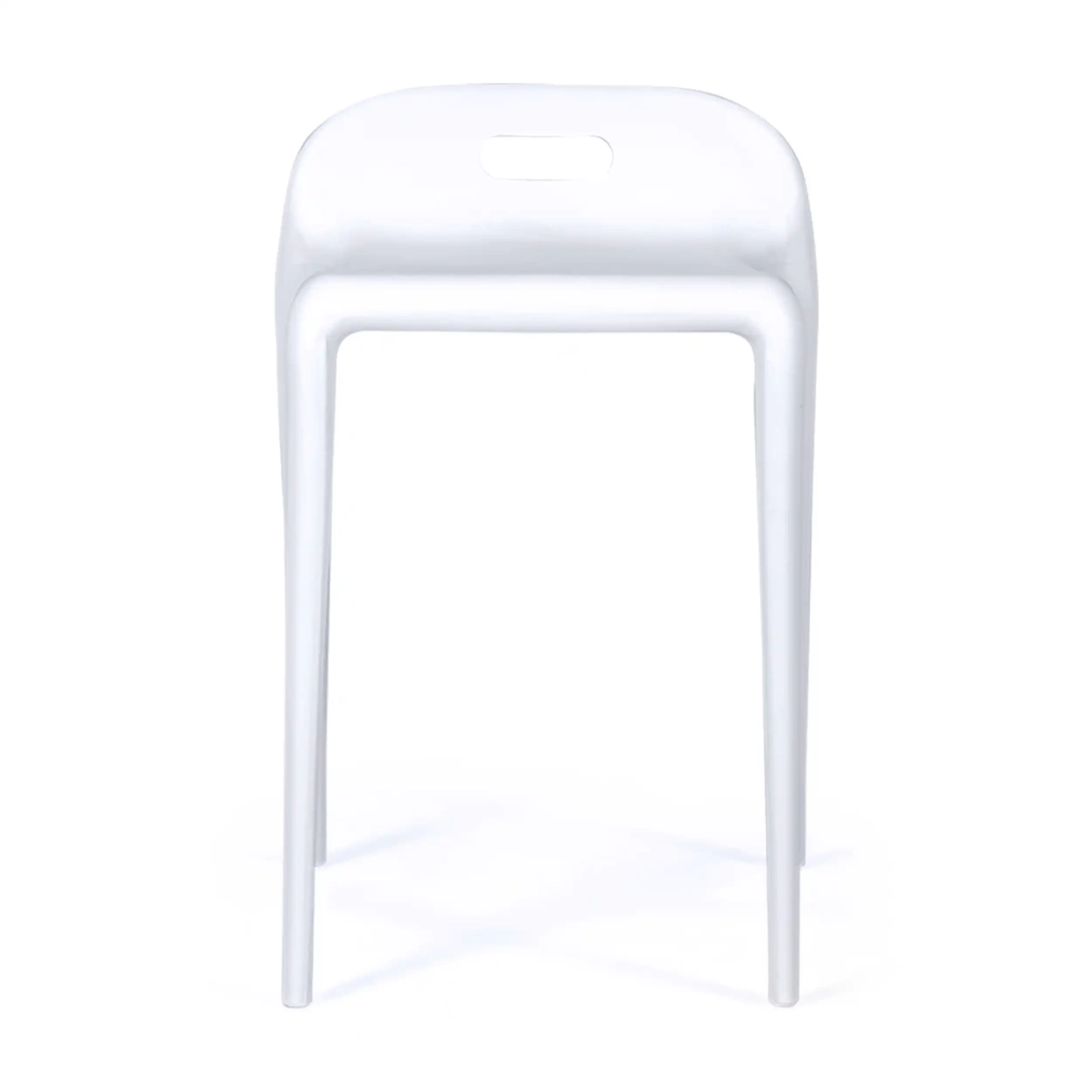 Tabouret design Didi 45 cm Blanc | Design minimaliste et léger