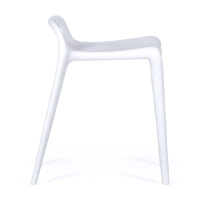 Tabouret design Didi 45 cm Blanc | Design minimaliste et léger