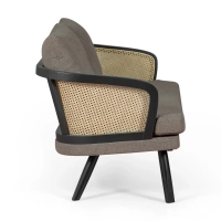 Sofá Loveseat de 2 Plazas Leeds en Ratán Natural | Estilo Vintage Nórdico