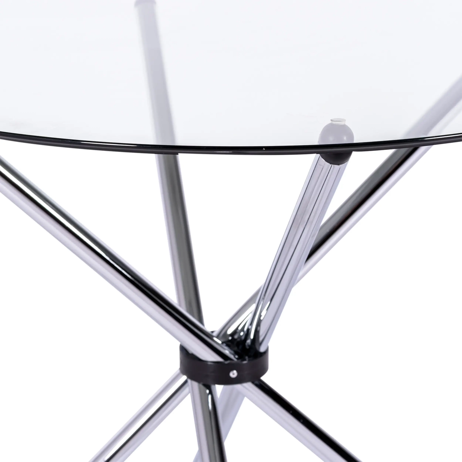 Tavolo rotondo in vetro 80 cm | Design moderno per cucina e sala da pranzo