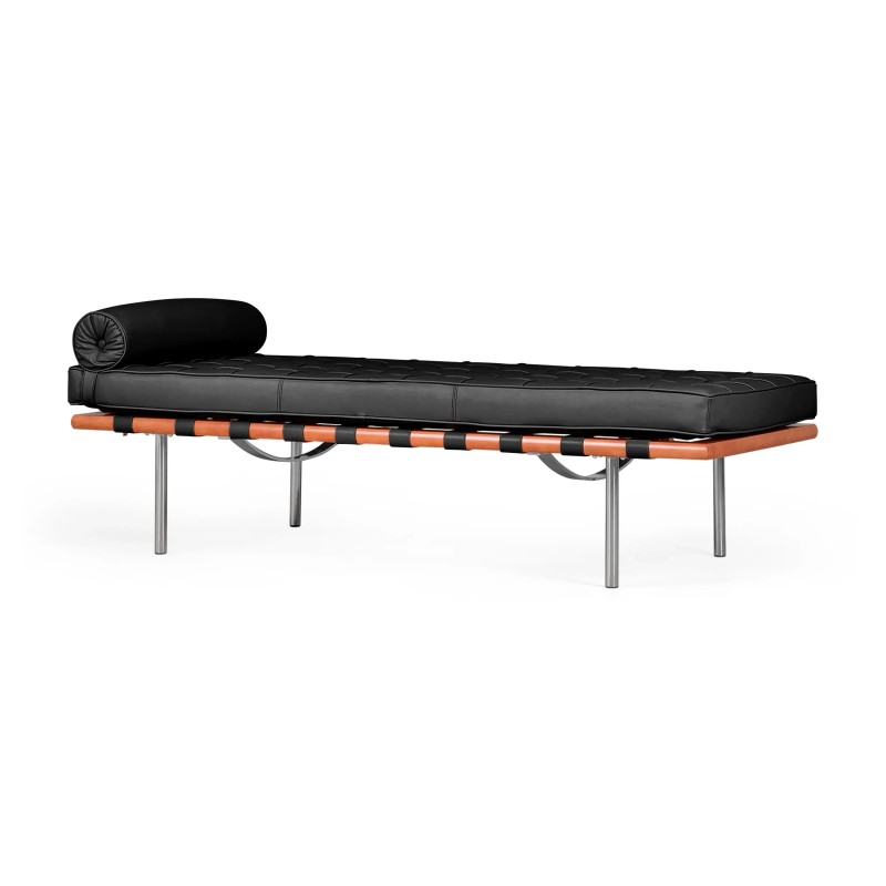 Replica Daybed Barcelona Daybed i svart läder