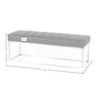 Praga Design-penkki kromattua terästä ja keinonahkaa | Moderni tyyli