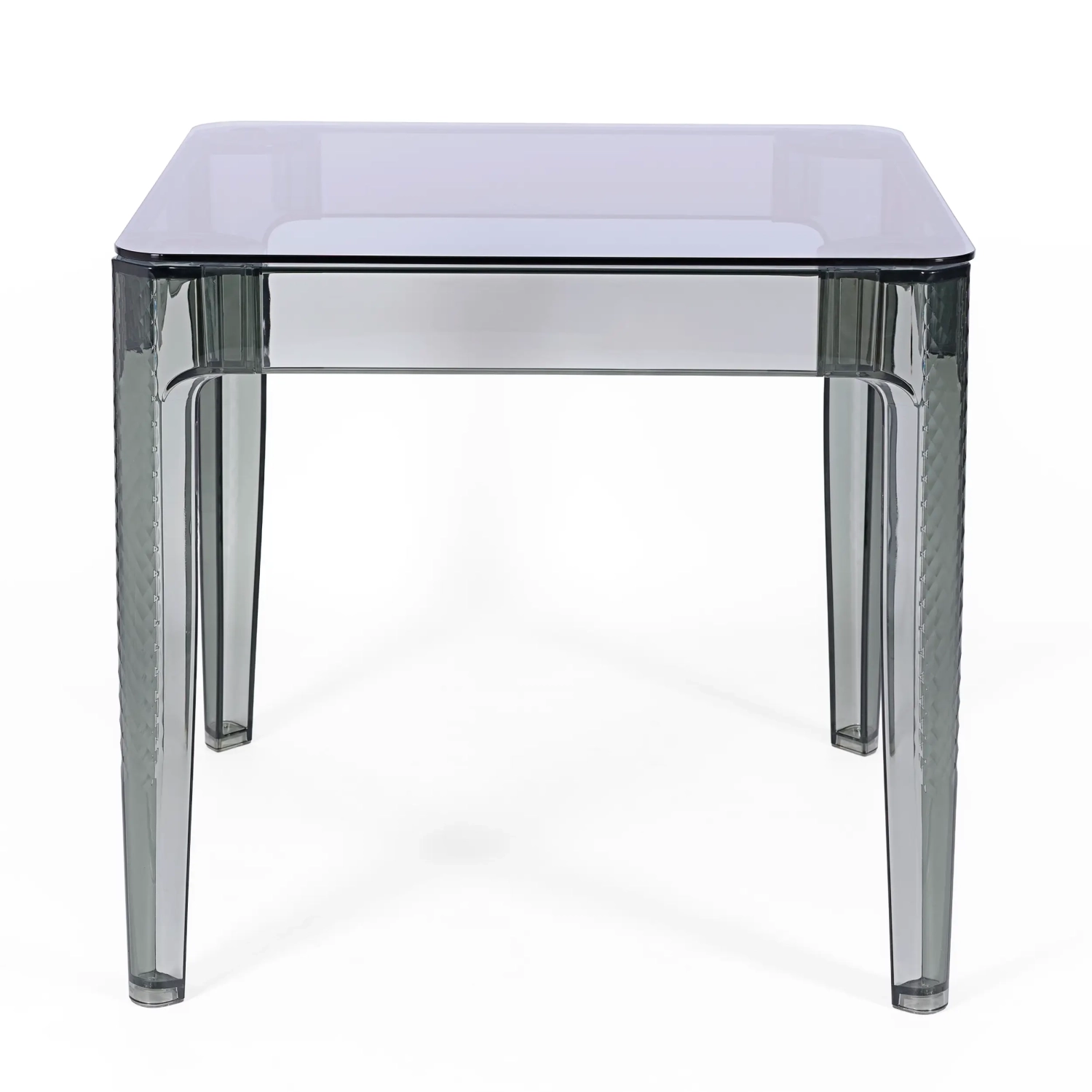 Mesa de Comedor Cuadrada Ghost 80 cm | Diseño Transparente y Moderno
