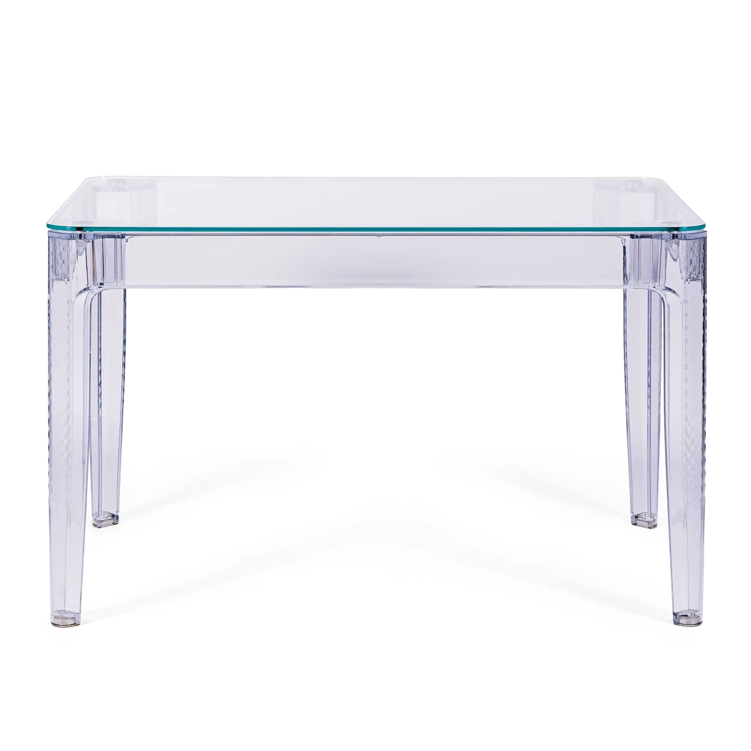 Prostokątny stół jadalniany Ghost 120x80 cm | Przejrzysty i nowoczesny design