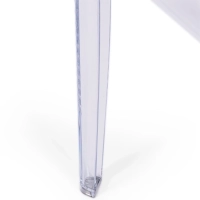 Mesa Ghost Cuadrada 60x60 cm | Diseño Transparente y Minimalista