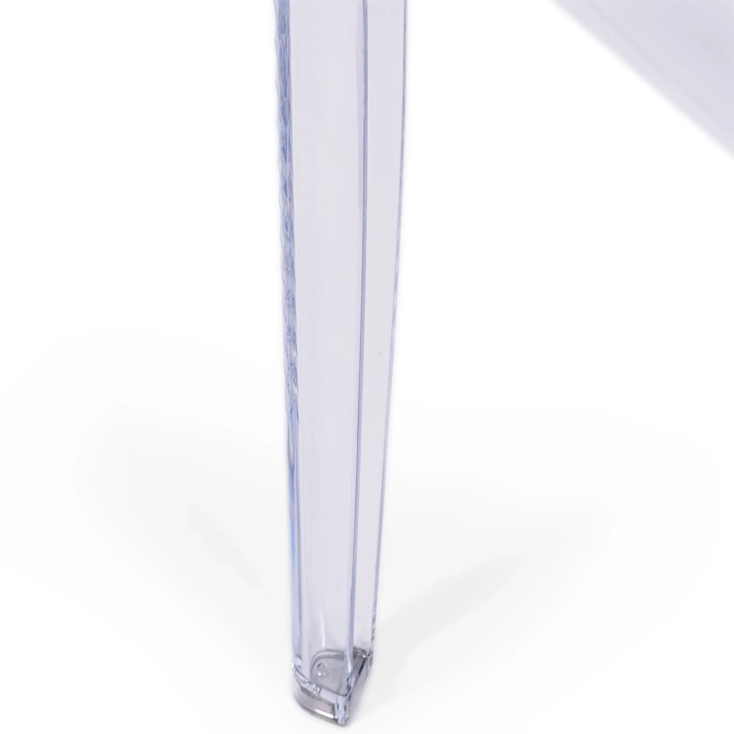 Mesa Ghost Cuadrada 60x60 cm | Diseño Transparente y Minimalista