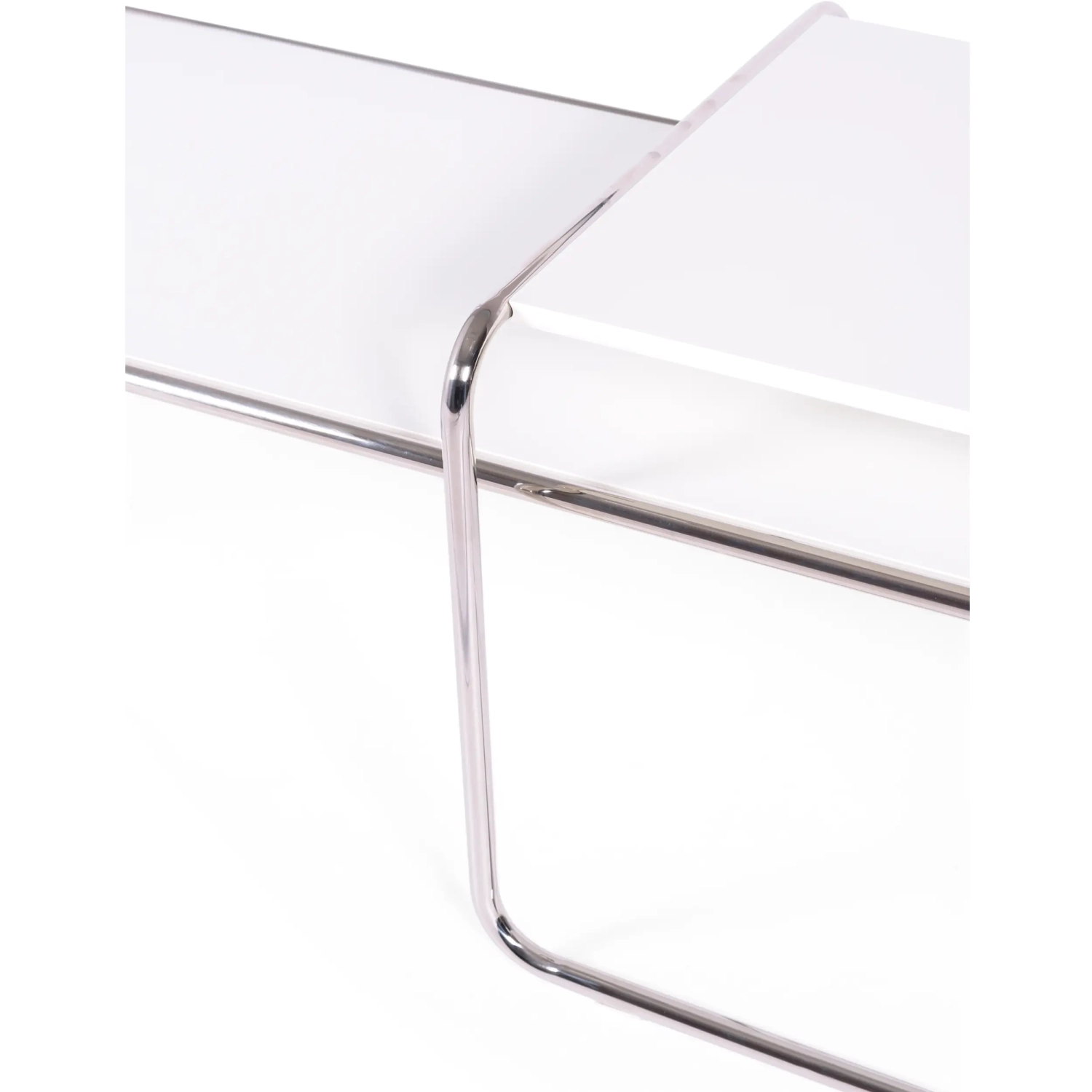 Set di tavolini d'ispirazione Laccio Breuer | Bauhaus Design | Tavolini da caffè e laterali