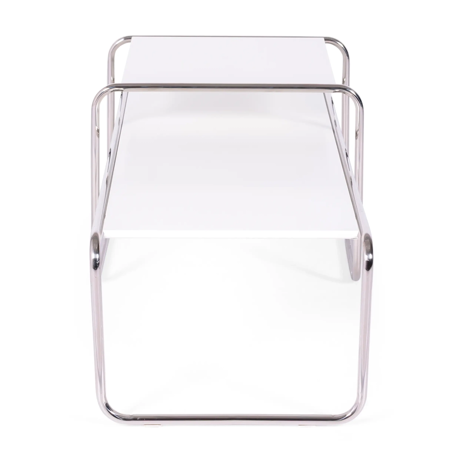 Conjunto de inspiração Mesas Laccio Breuer | Design Bauhaus | Mesas de centro e mesas de apoio