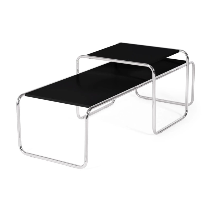 Replica del tavolino Laccio Breuer nero