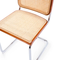 Stol Cesca lågprisstol av stål, bok och rotting 🪑 | | Mueble Design