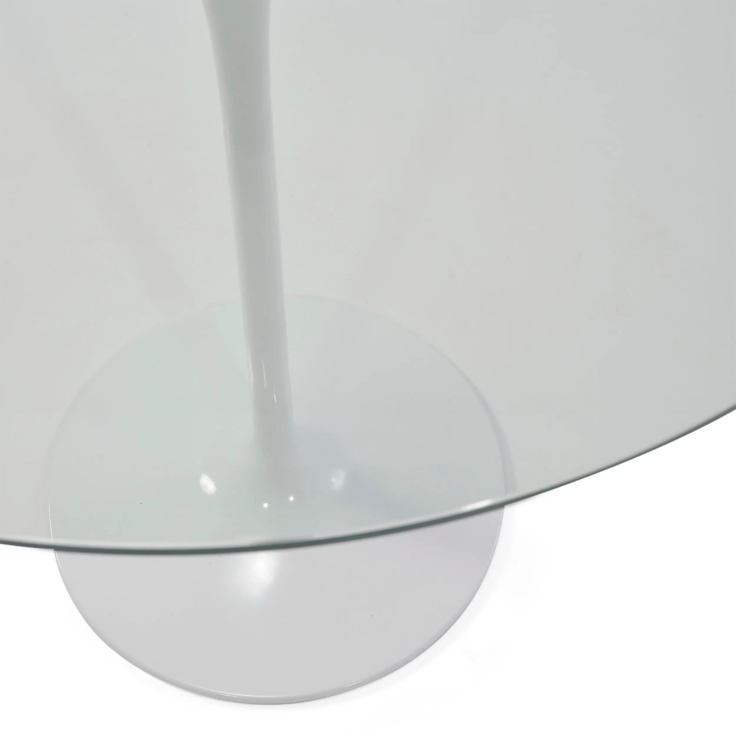 Table Tulip table en verre 90 cm | moderne et élégante | Meubles Concept