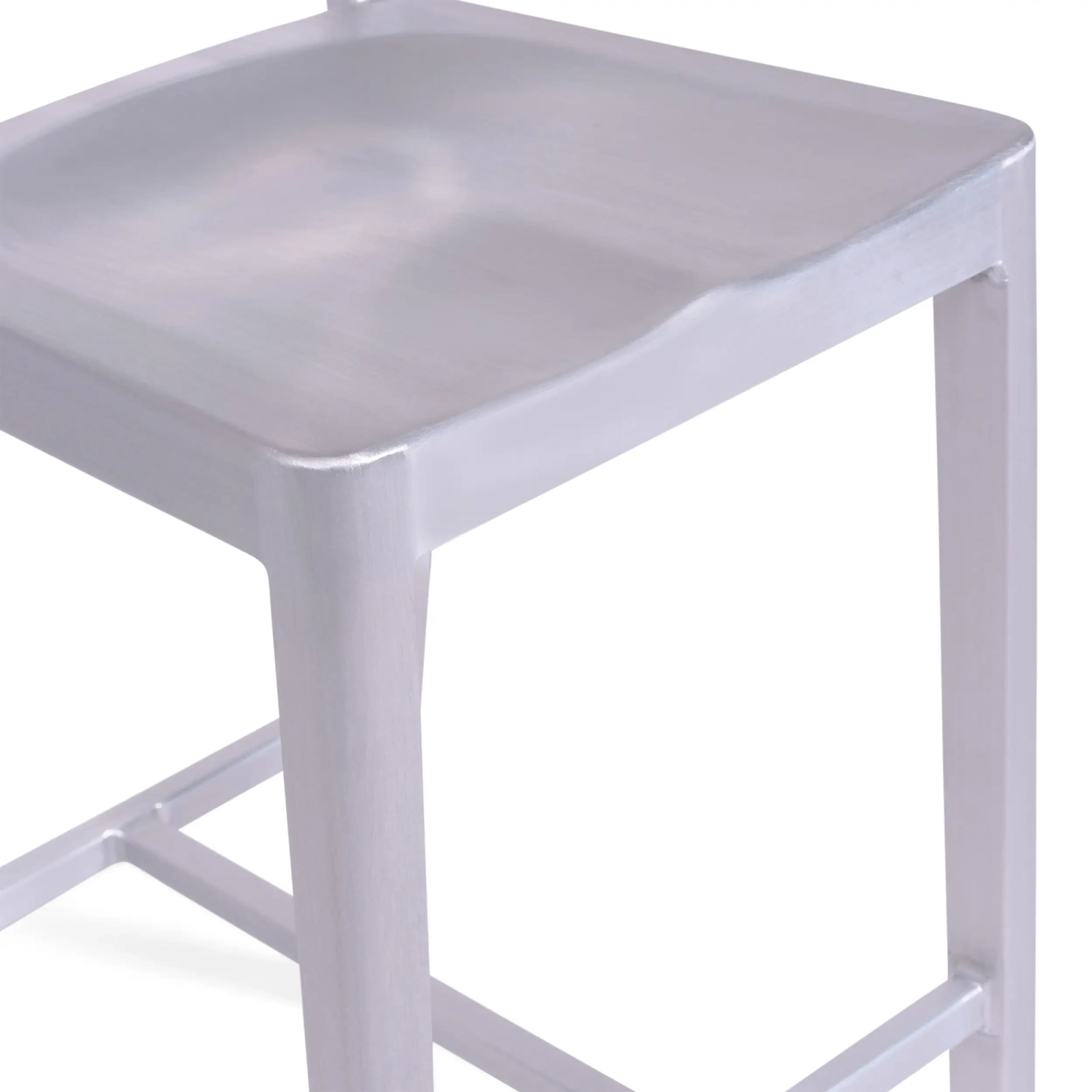 Hocker Navi Army 66 cm aus Aluminium | Stilvolles Industriedesign
