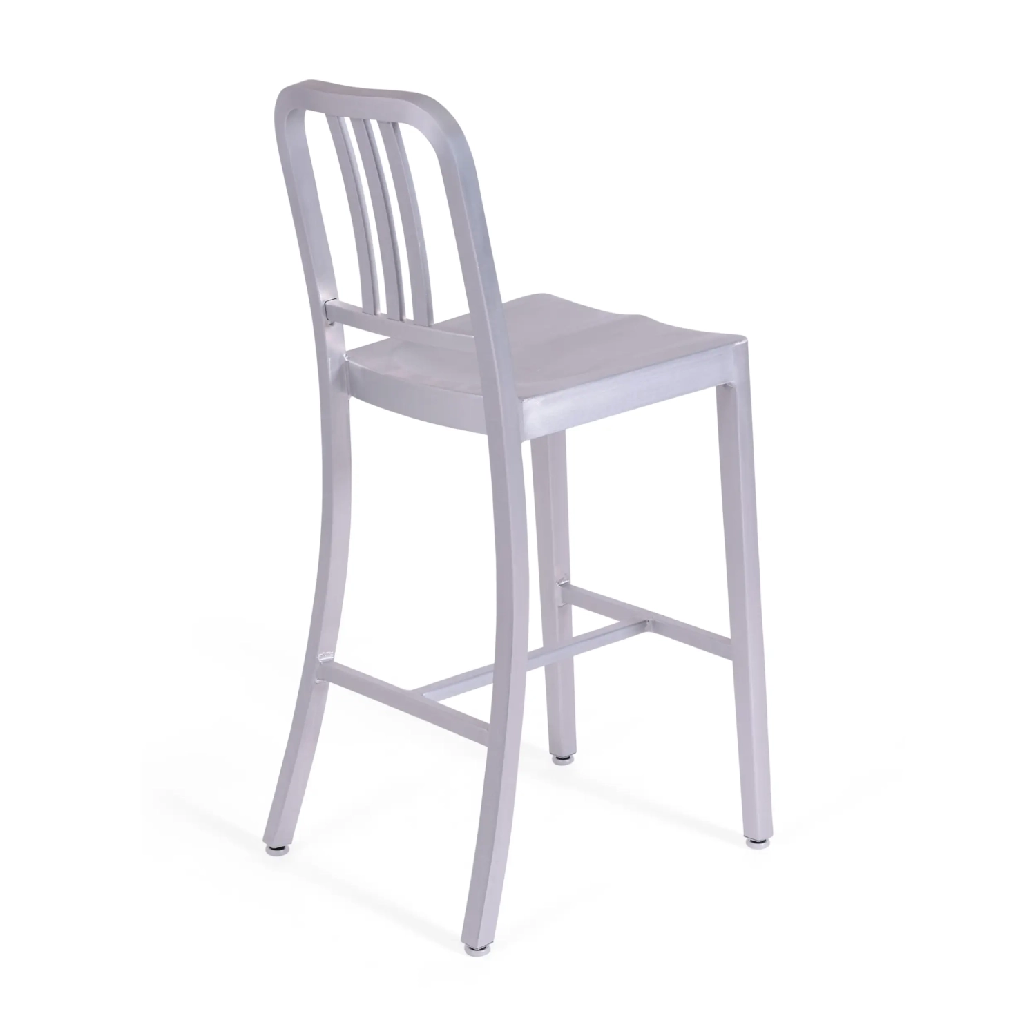Sgabello Navi Army 66 cm in alluminio | Design industriale elegante