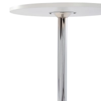 Stehtisch Boom 60 cm - Moderner Tisch mit Chromfuß für Küche oder Bar