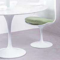 Tulip (120cm) Design Esstisch in Carrara Marmor - Mobelarium