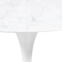 Ispirazione Tavolo design Tulip 120Ø in Marmo Carrara - Mobilie Design