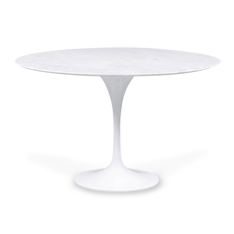 Tavolo Dining Lotus 120cm in Marmo di Carrara