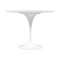 Inspiration Tulip 100Ø Designbord i Carrara Marmor - Möbeldesign