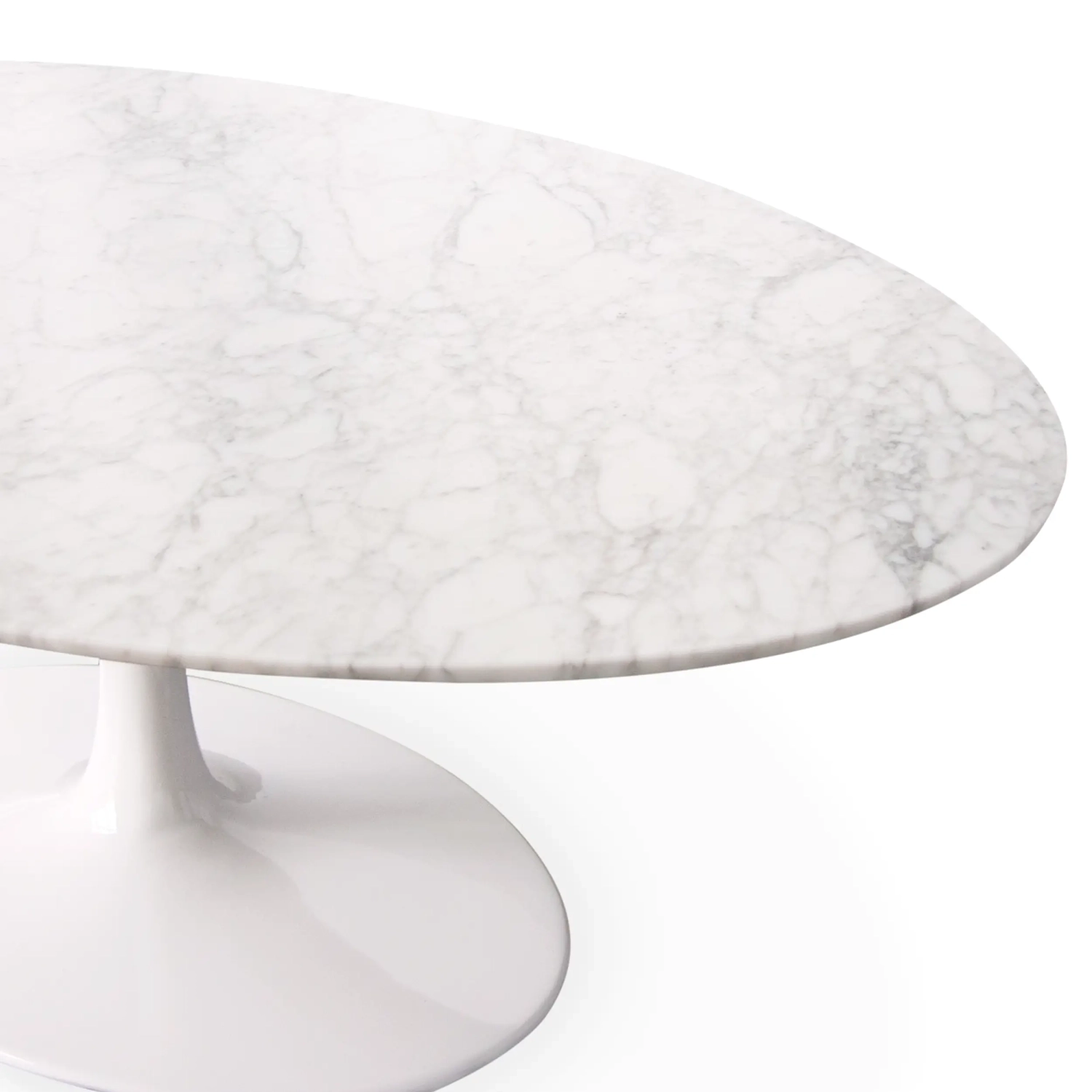 Inspiration Tulip Designer Couchtisch aus Carrara Marmor- Mobelarium
