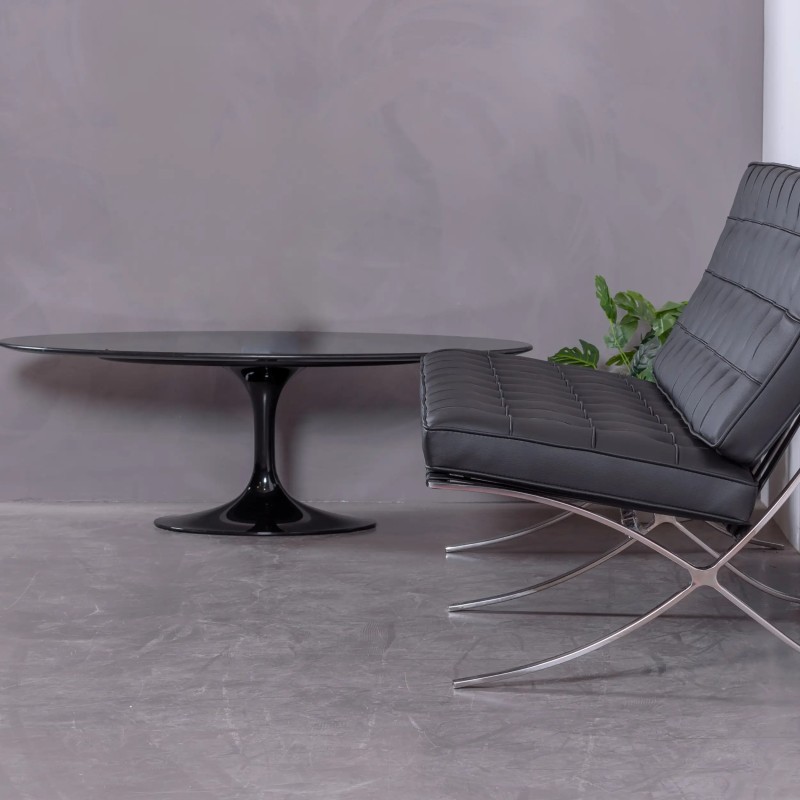 Stolik kawowy Tulip z marmuru Marquina - Stół marmurowy - Design Furniture