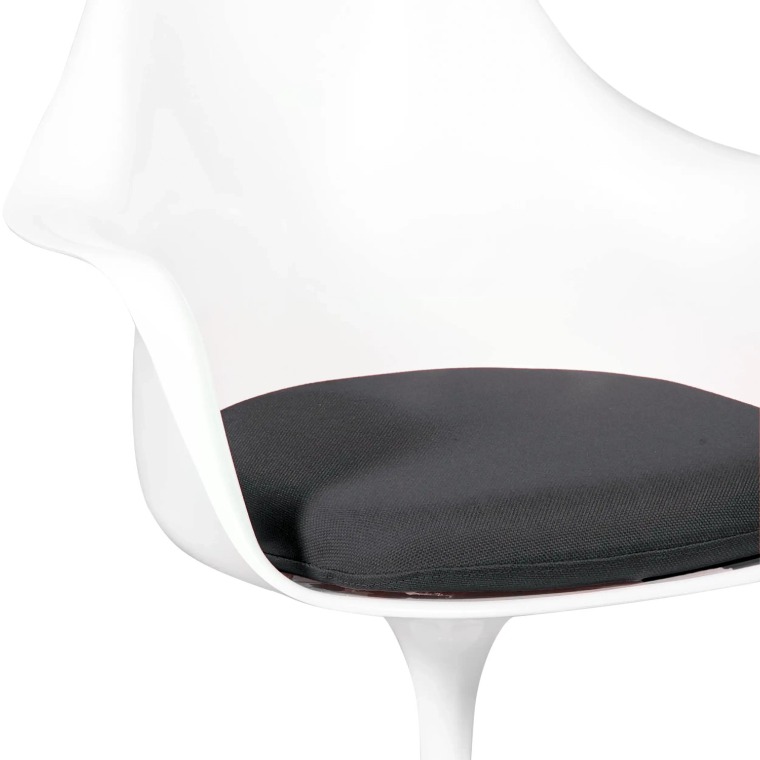 Stuhl Saarinen Tulip Arms mit Baumwollkissen - Designerstühle - Mobelarium