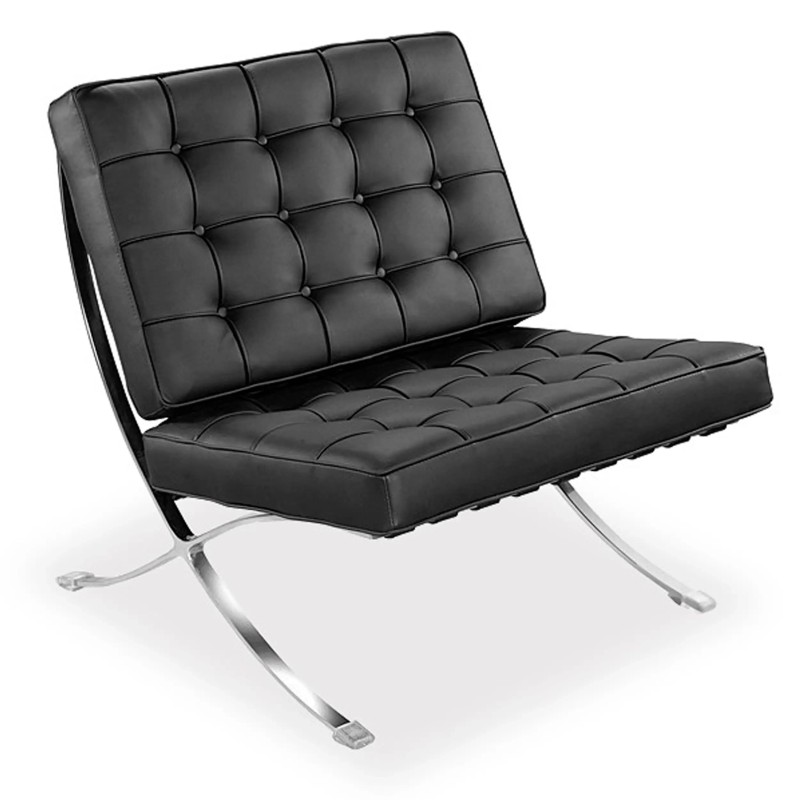 Inspirazione Sedia Berlin con Ottoman in Ecopelle - MobilieDesign