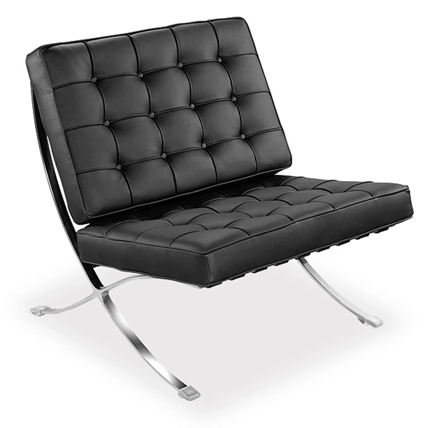 Židle Inspirace Barcelona s koženkovou stupačkou - MuebleDesign