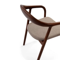 Warsow Nordic Esszimmerstuhl aus Naturholz | Elegantes & komfortables Design