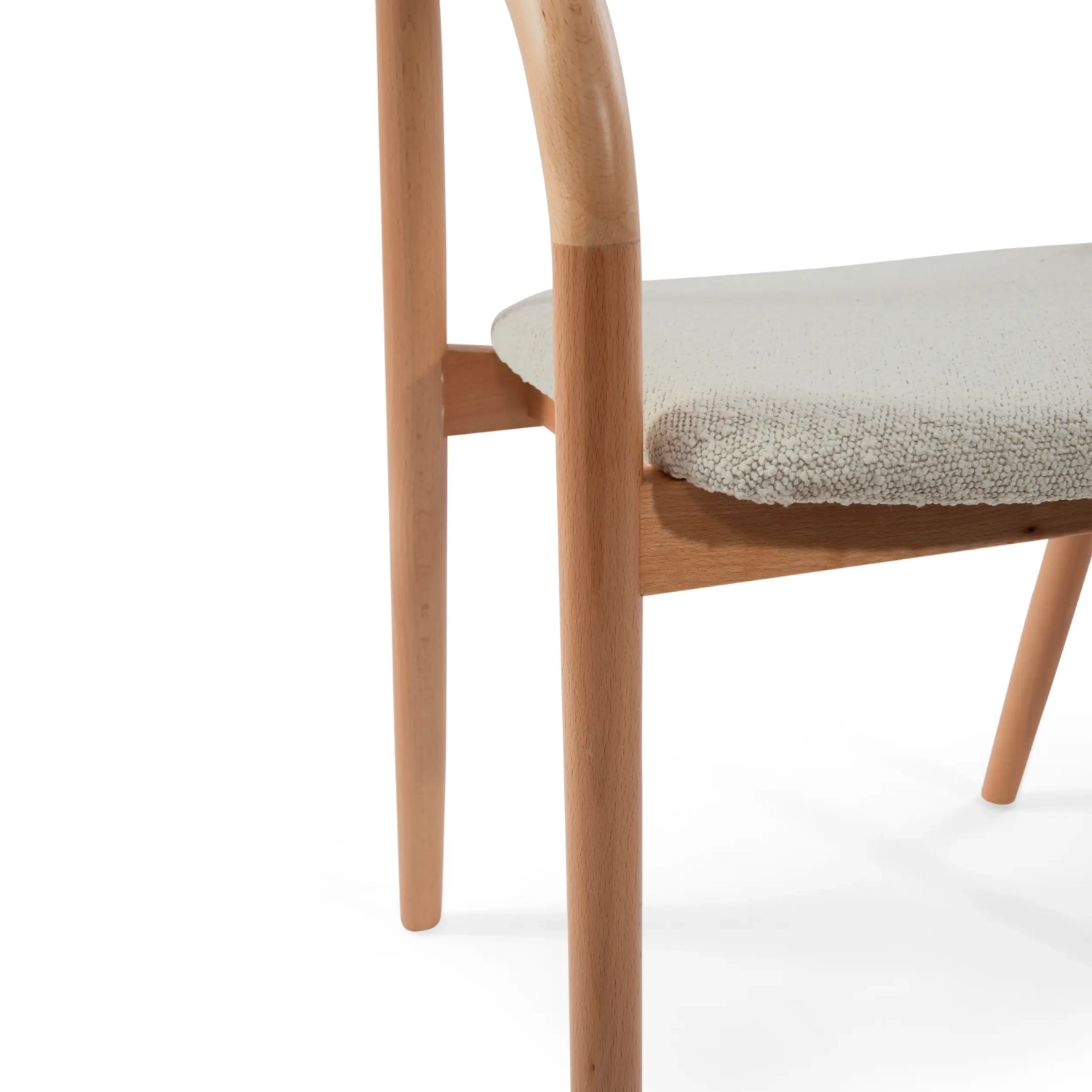 Jídelní židle Warsow Nordic z přírodního dřeva | Elegantní a pohodlný design