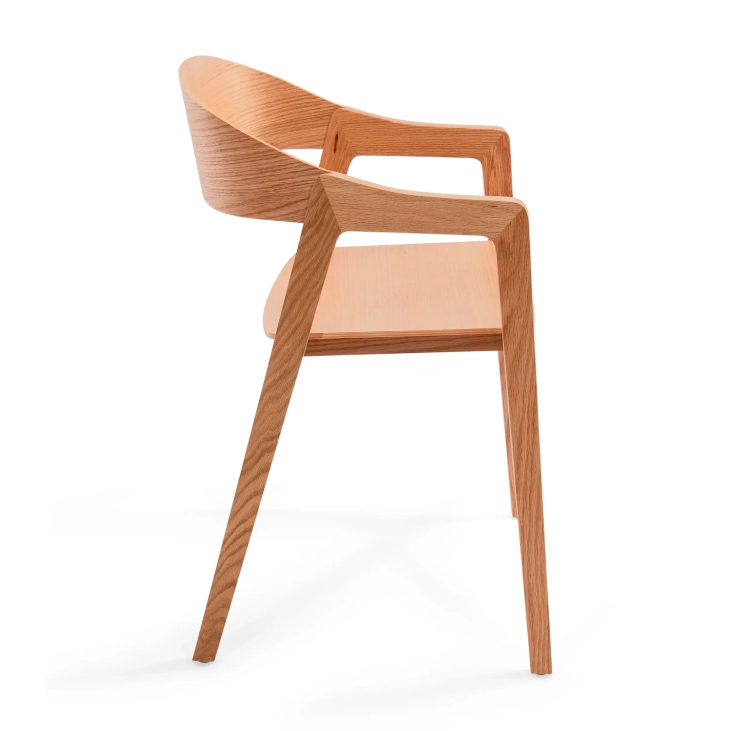 Skandynawskie krzesło dębowe z podłokietnikami Soho | Skandynawski minimalistyczny design