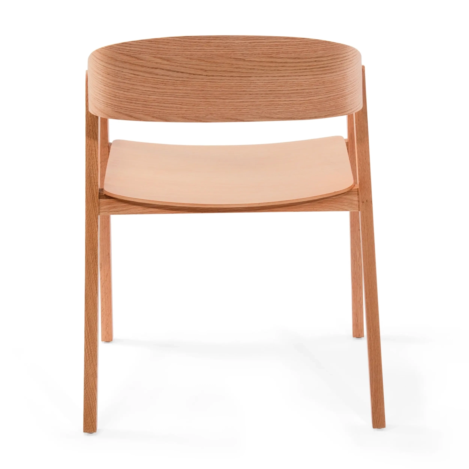 Stuhl aus nordischer Eiche mit Armlehnen Soho | Skandinavisches Minimalistisches Design