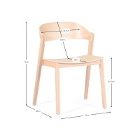 Silla nórdica Soho - Sillas nórdicas de madera - Mueble Design