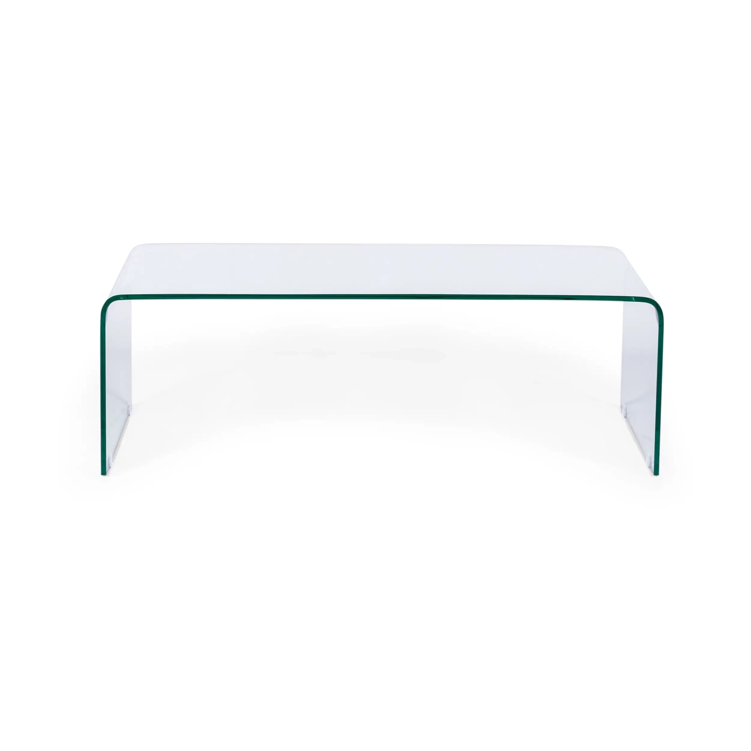 Coffee Ice salontafel : 12 mm transparant gehard glas
