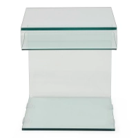 Winter Bijzettafel | Bijzet- en salontafel van gehard glas