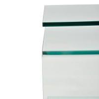 Winter Side Table | Beistelltisch und Couchtisch aus gehärtetem Glas