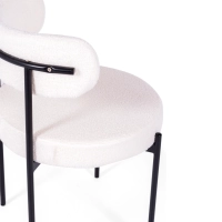 Chaise Lenin recouverte de velours - design élégant et moderne 🪑