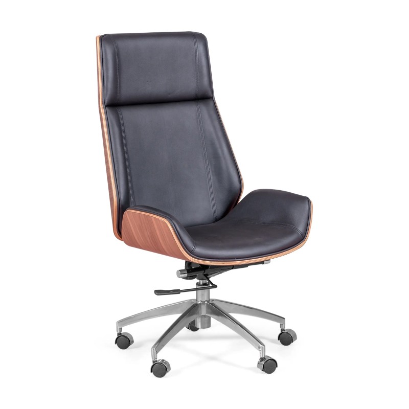Krzesło biurowe Nordic - Skórzane krzesła biurowe - Meble designerskie