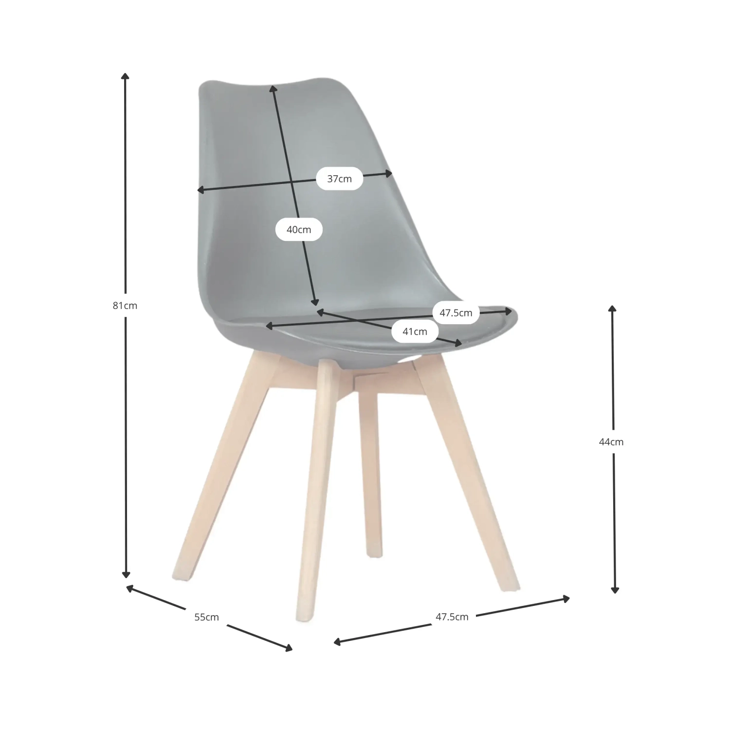 Silla Tower Verona | Diseño nórdico icónico y moderno para comedor