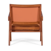 Lounge křeslo Compass - Retro-vintage v italské kůži - - Mobelarium