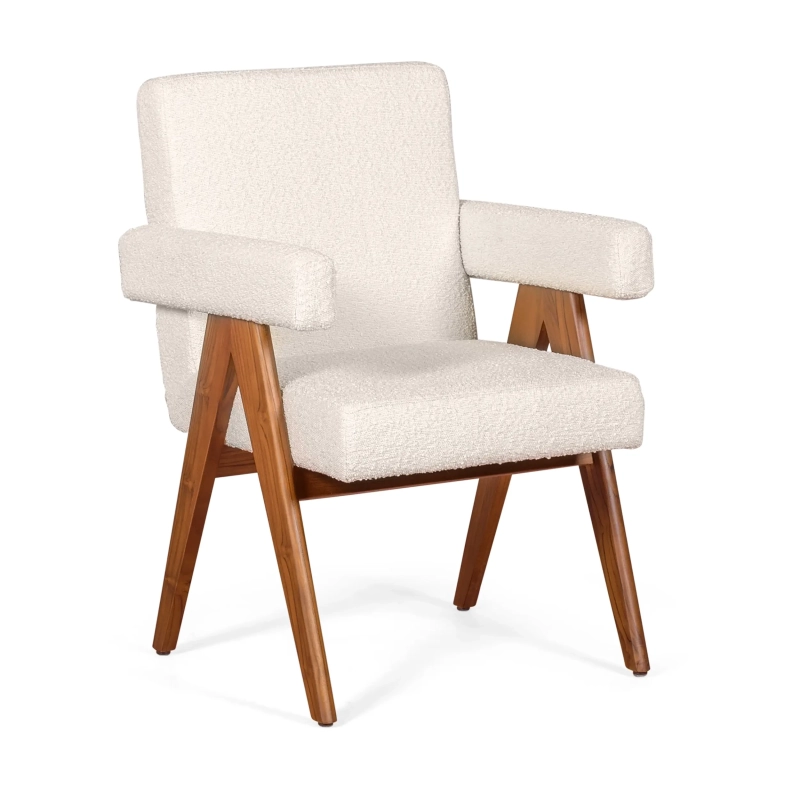 Silla Compass - Diseño Retro Vintage en Madera de Teca - Mueble Design