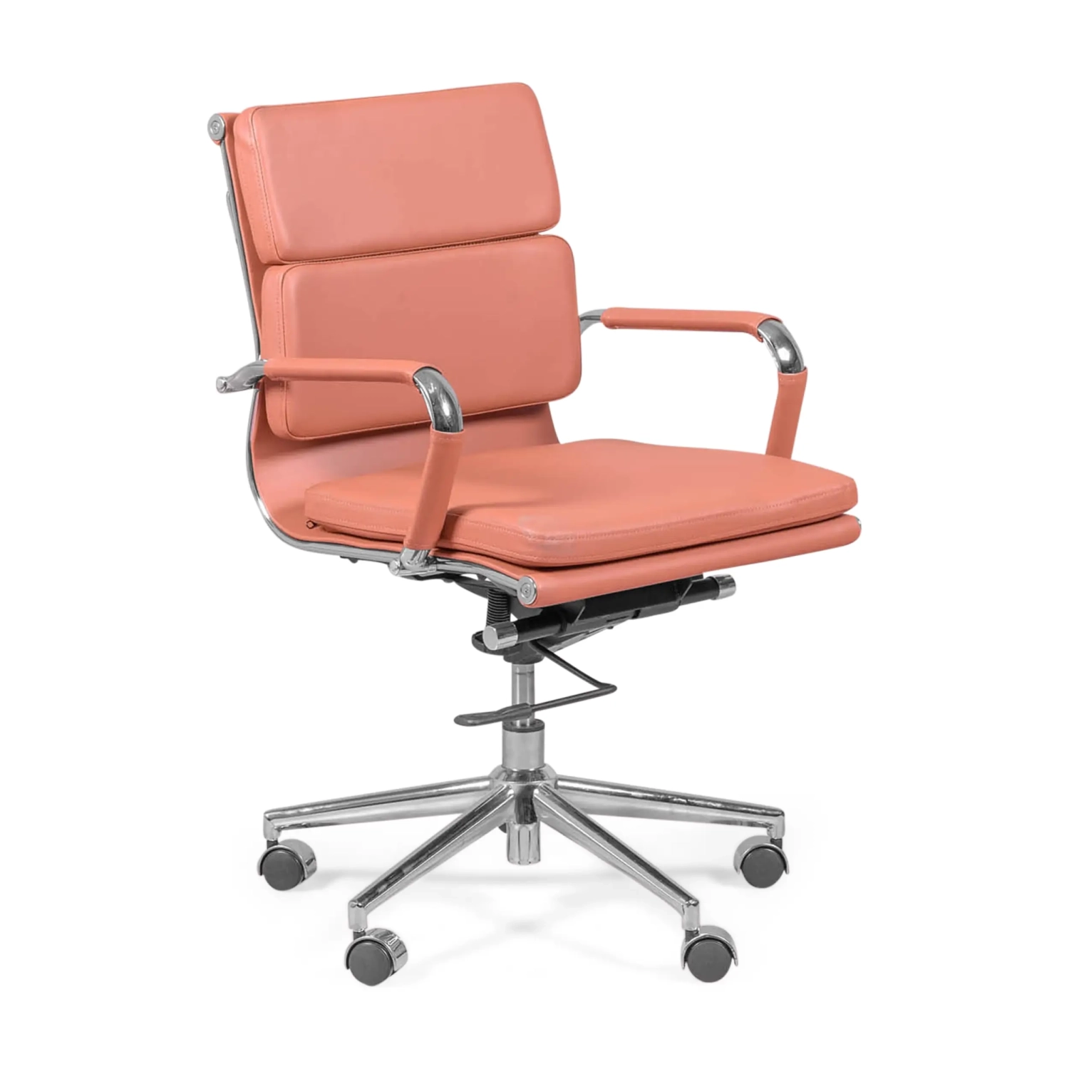 Cadeira de escritório estofada Task Design clássico e conforto moderno