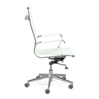 Silla de oficina Task respaldo alto | Ergonomía y diseño moderno en polipiel