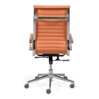 Bürostuhl mit hoher Rückenlehne | Ergonomie und modernes Design in Kunstleder