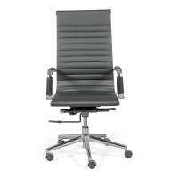 Task high back office chair : Ergonomics and modern design in eco-leather