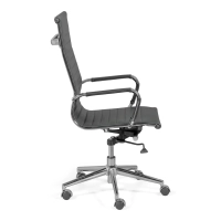 Silla de oficina Task respaldo alto | Ergonomía y diseño moderno en polipiel