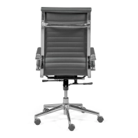 Bürostuhl mit hoher Rückenlehne | Ergonomie und modernes Design in Kunstleder
