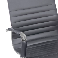 Pracovní kancelářská židle s vysokým opěradlem | Ergonomie a moderní design v imitaci kůže