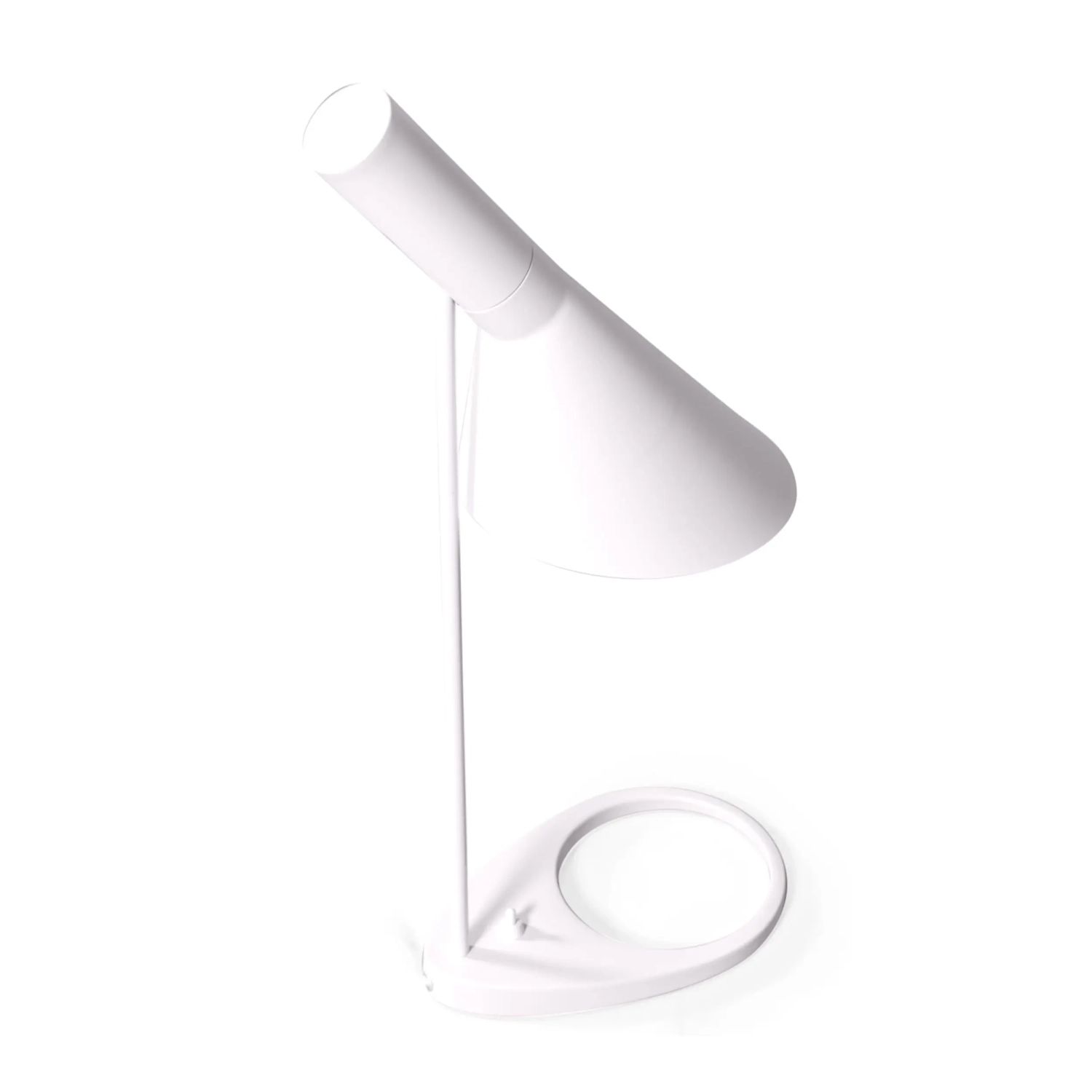 Lámpara de sobremesa Jhon | Diseño inspirado en Arne Jacobsen en acero