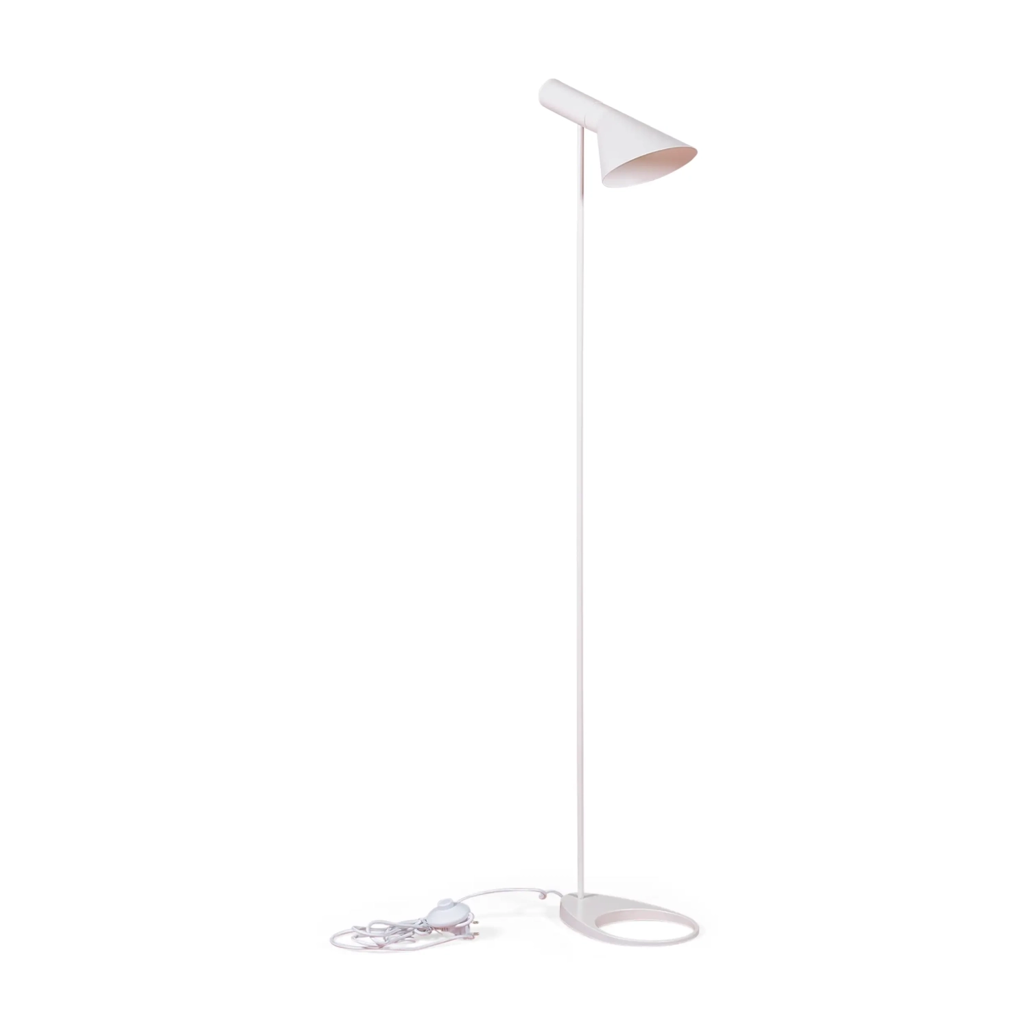 Lampada da terra Jhon | Design ispirato ad Arne Jacobsen in acciaio