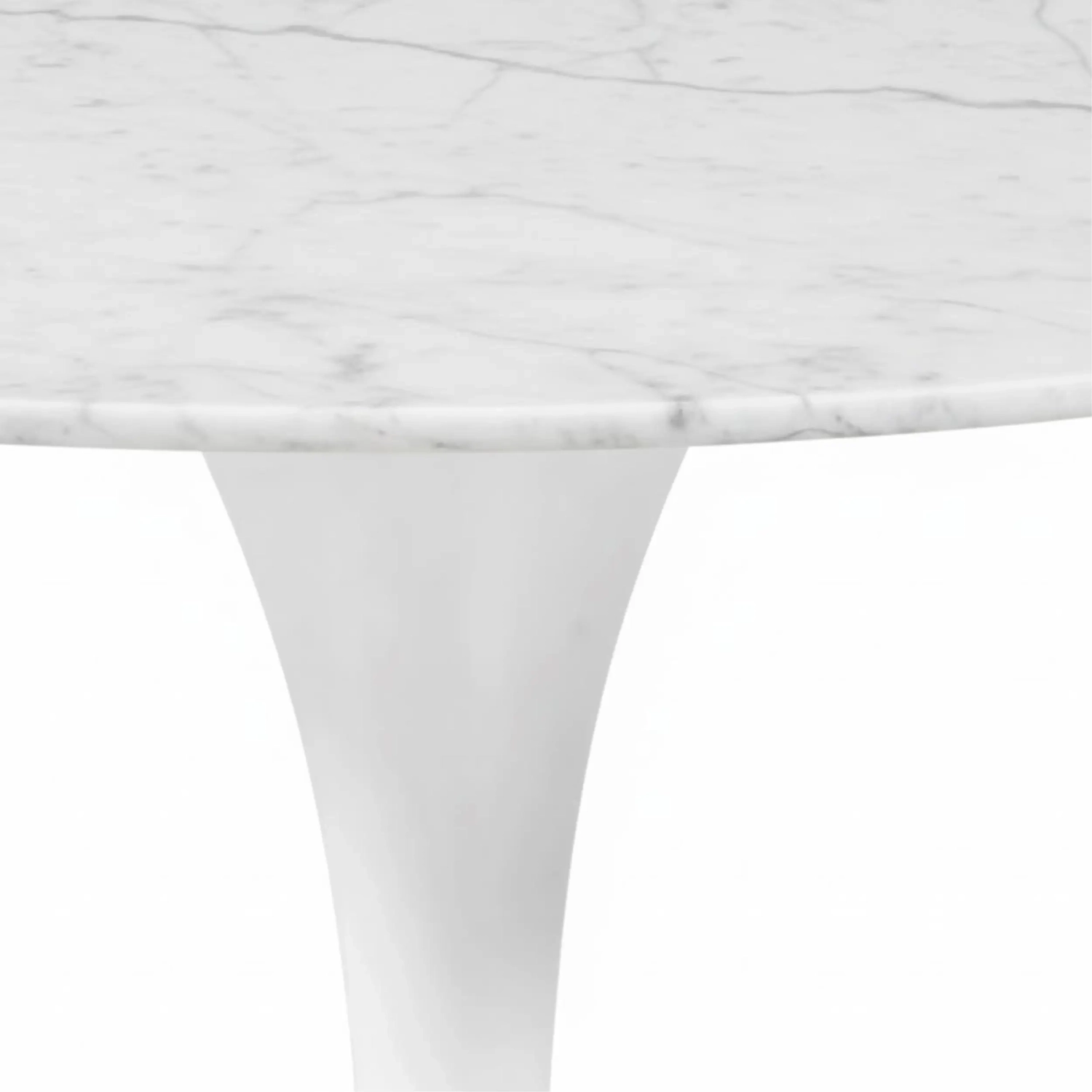 Owalny stół Tulip 199 cm Marmur Carrara | Saarinen Design dla luksusowych jadalni